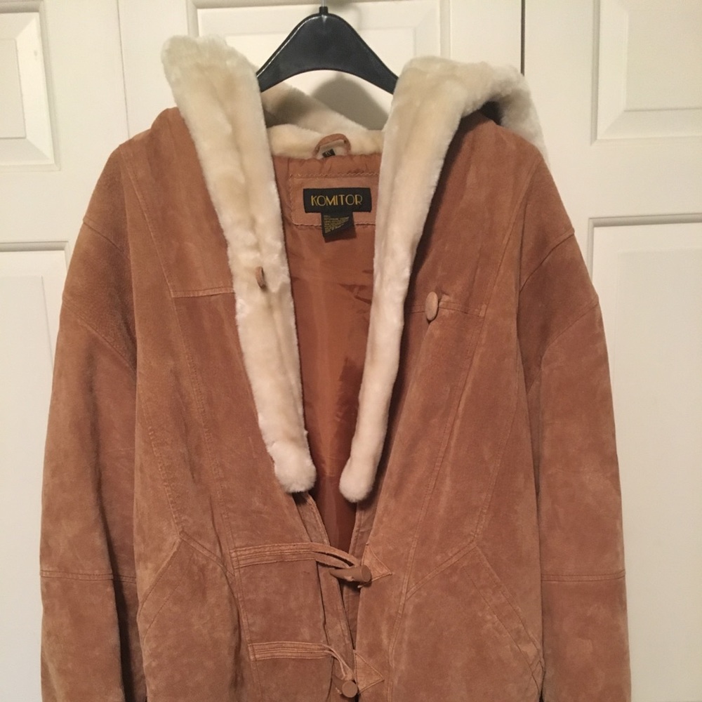 Komitor Fur-Lined Leather Jacket